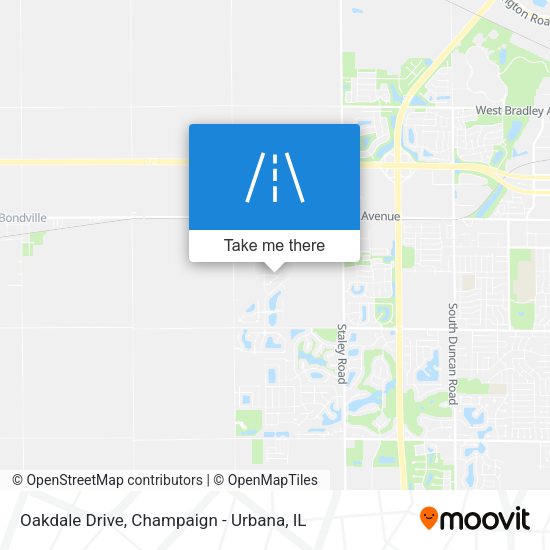 Mapa de Oakdale Drive