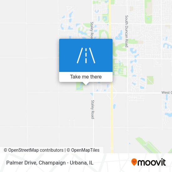 Palmer Drive map