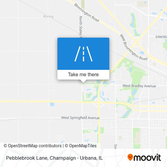 Mapa de Pebblebrook Lane