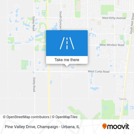 Pine Valley Drive map