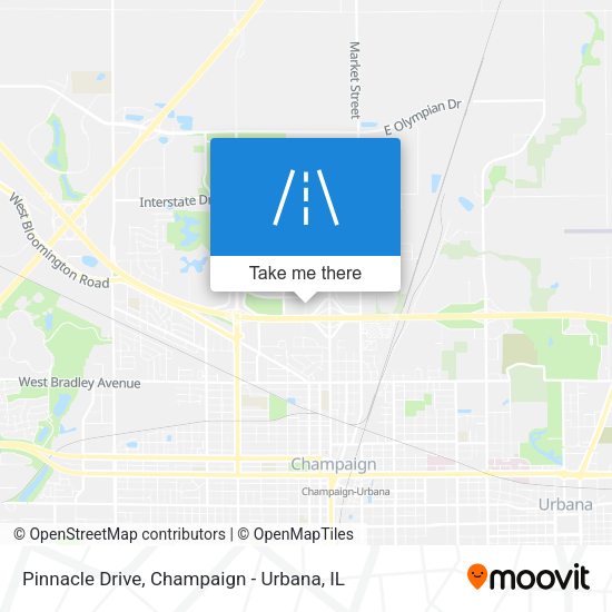 Pinnacle Drive map