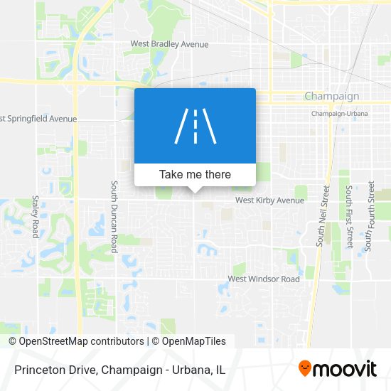 Princeton Drive map