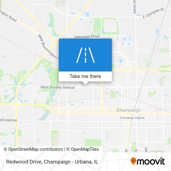 Mapa de Redwood Drive