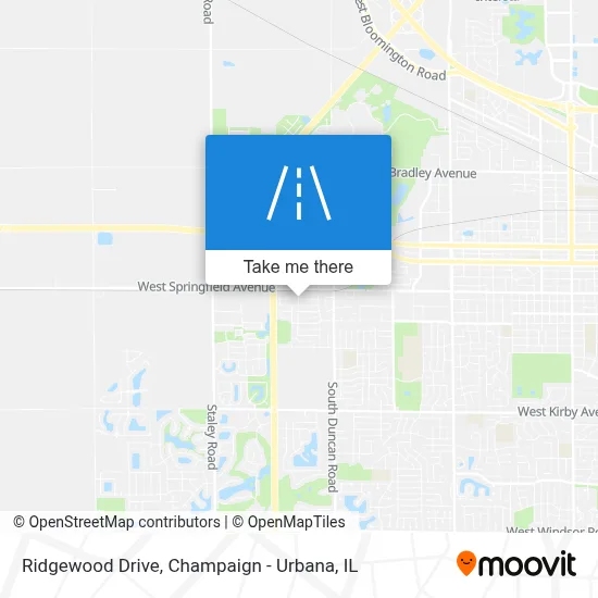 Ridgewood Drive map