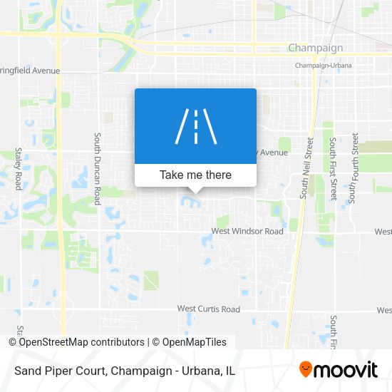 Sand Piper Court map