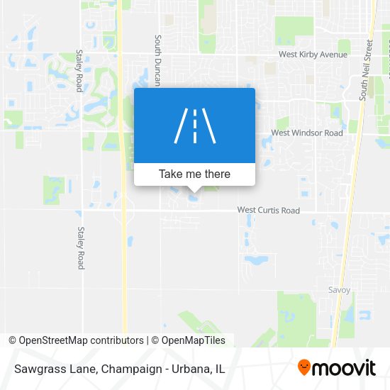 Sawgrass Lane map