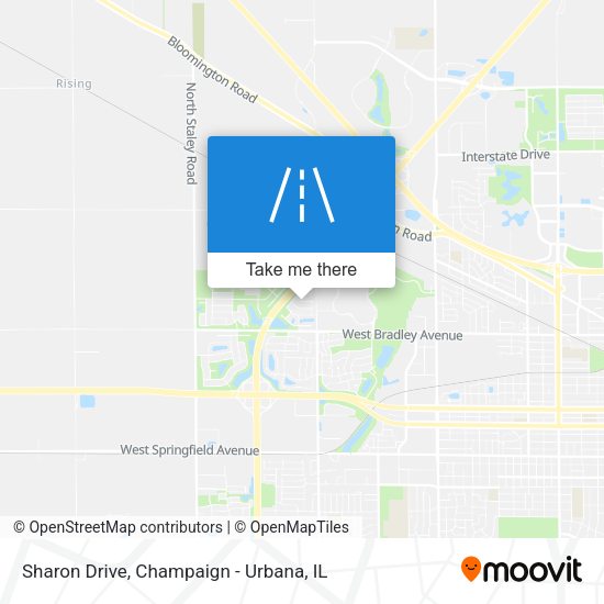 Sharon Drive map