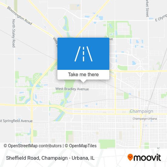 Sheffield Road map