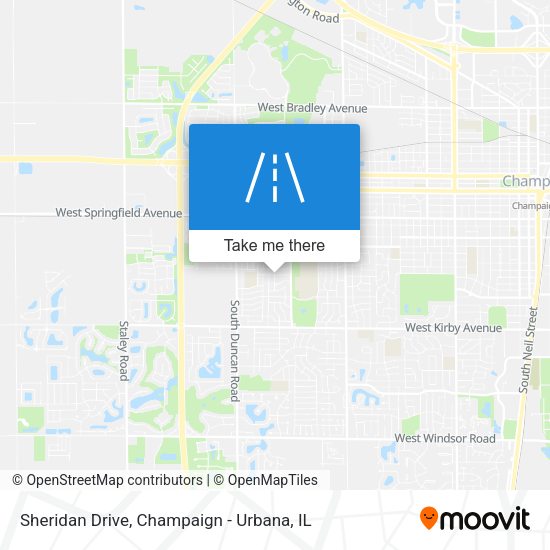 Sheridan Drive map