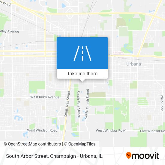 South Arbor Street map