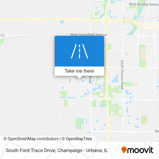 South Ford Trace Drive map