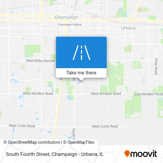 Mapa de South Fourth Street