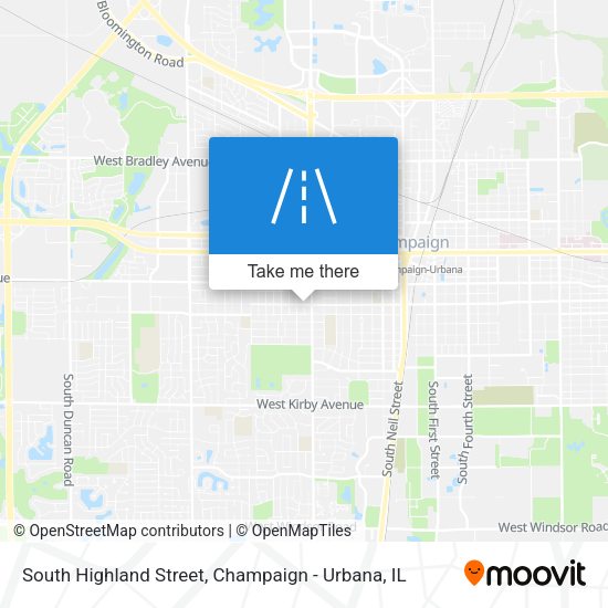 Mapa de South Highland Street