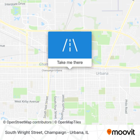 Mapa de South Wright Street