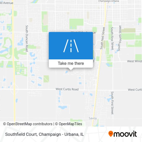 Southfield Court map