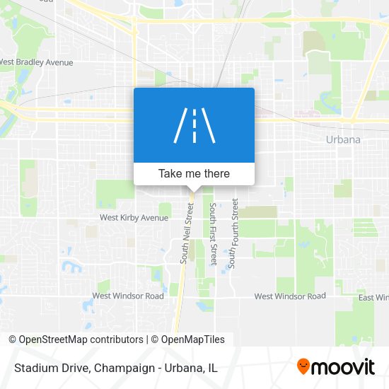 Stadium Drive map