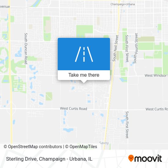Sterling Drive map