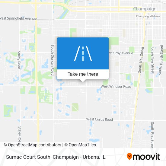 Sumac Court South map