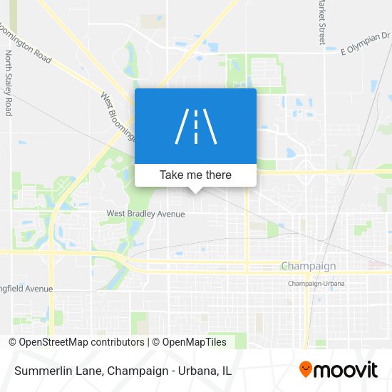 Summerlin Lane map