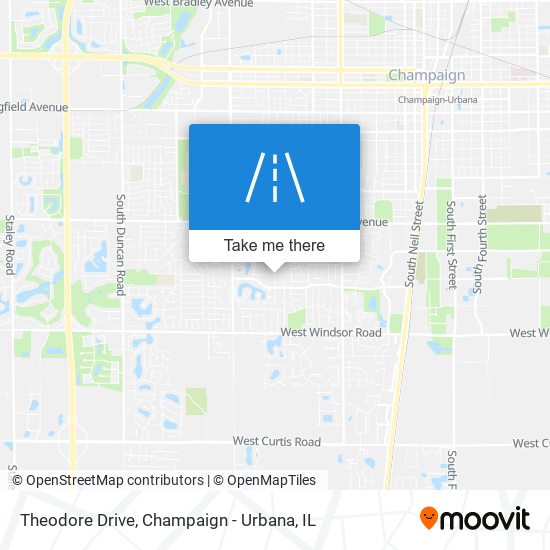 Theodore Drive map