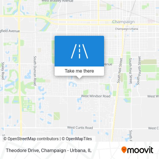 Mapa de Theodore Drive