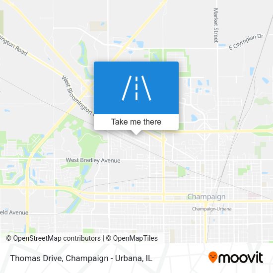 Mapa de Thomas Drive