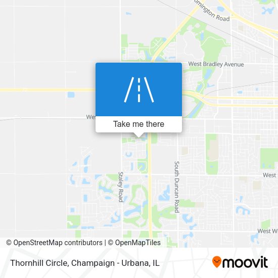 Thornhill Circle map