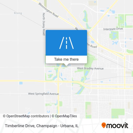 Timberline Drive map