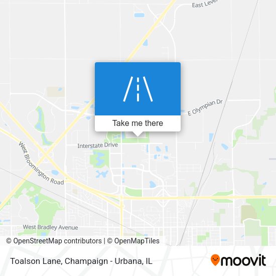Mapa de Toalson Lane