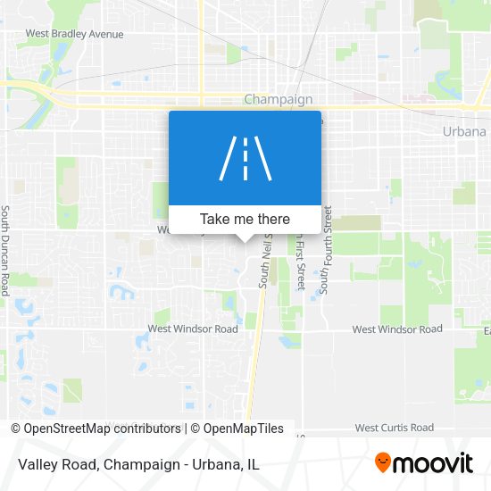 Mapa de Valley Road