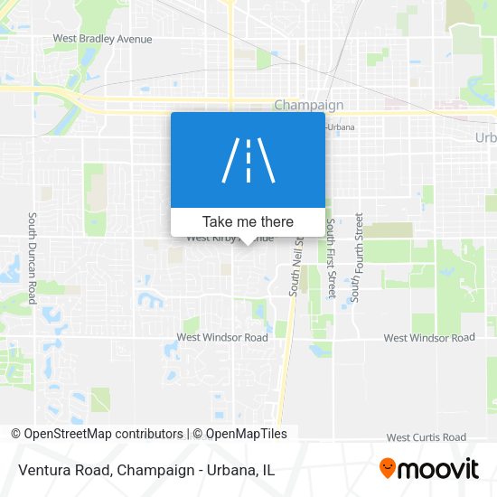 Ventura Road map
