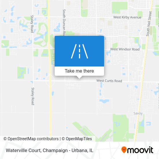 Waterville Court map
