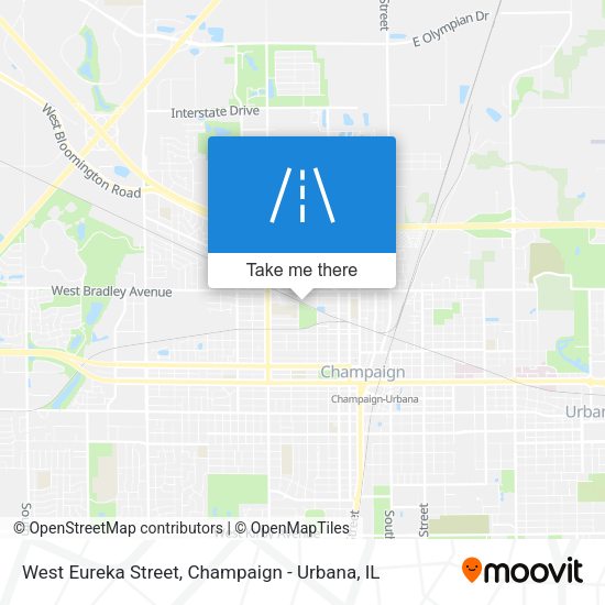 West Eureka Street map