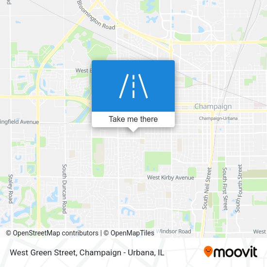 West Green Street map