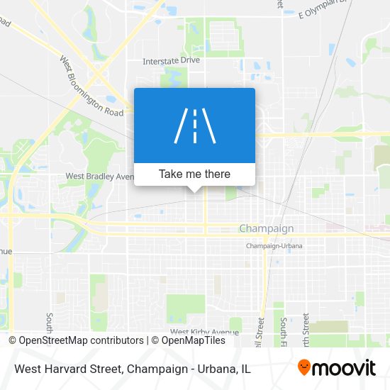 West Harvard Street map