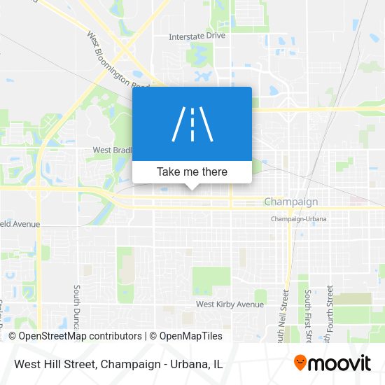 Mapa de West Hill Street