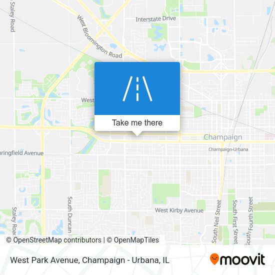 Mapa de West Park Avenue