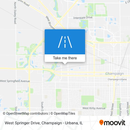 West Springer Drive map