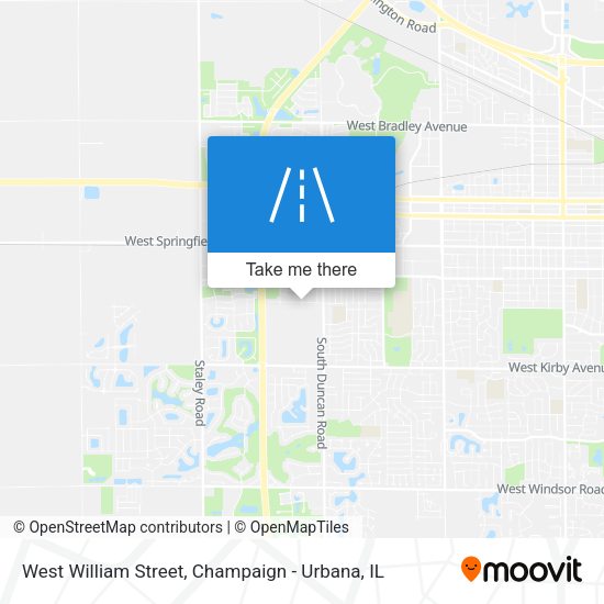 Mapa de West William Street