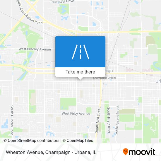 Mapa de Wheaton Avenue