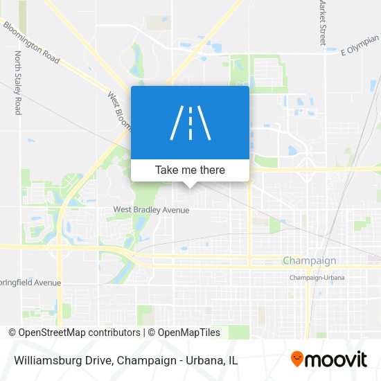 Mapa de Williamsburg Drive