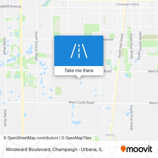Mapa de Windward Boulevard