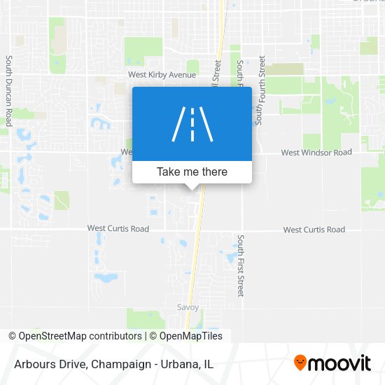 Mapa de Arbours Drive
