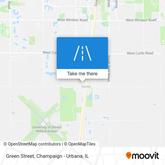 Green Street map