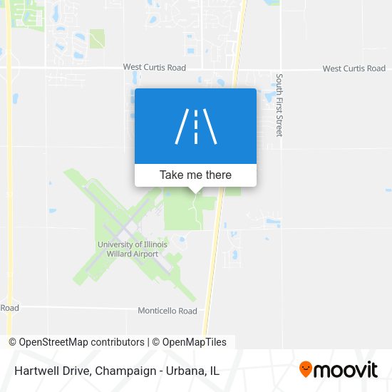 Hartwell Drive map