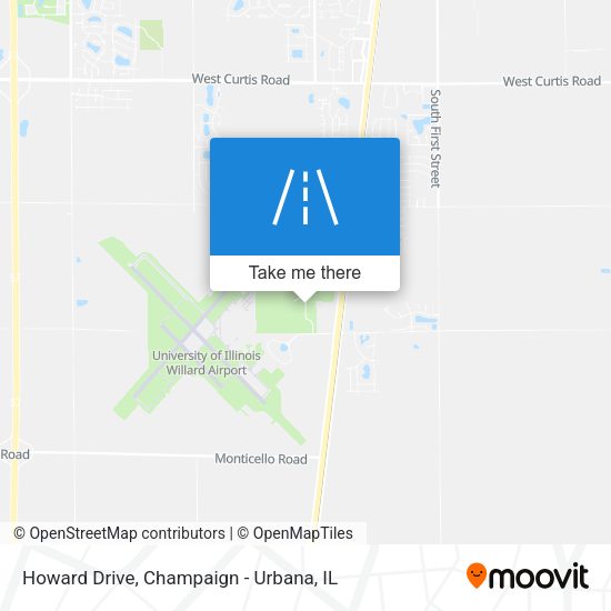 Howard Drive map