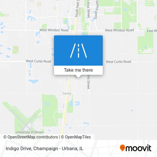 Indigo Drive map