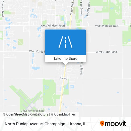 Mapa de North Dunlap Avenue