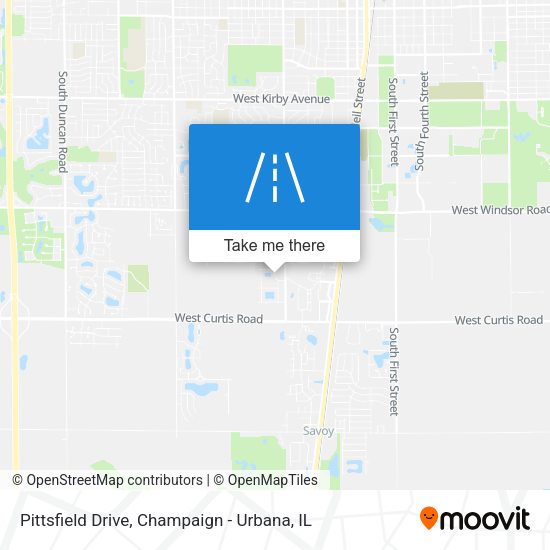 Pittsfield Drive map