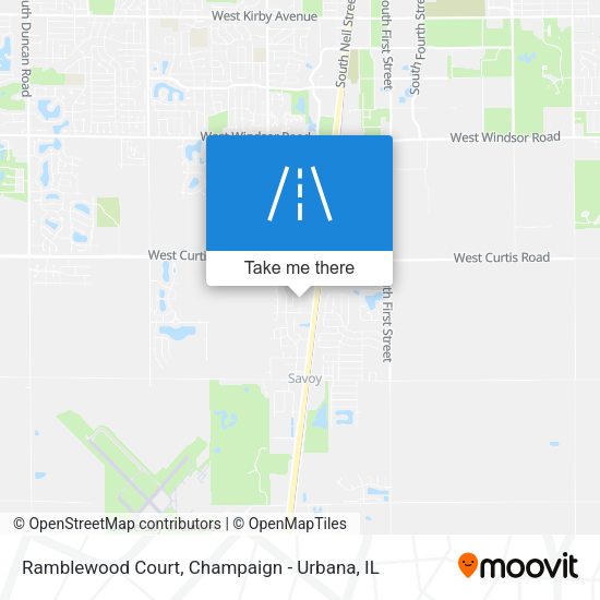 Ramblewood Court map
